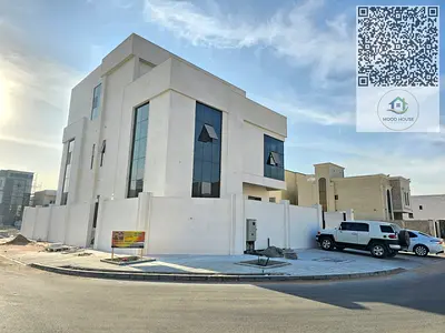 ✨ Luxury Villa for Sale in Al Zahya, Ajman | New Personal Construction ✨ 🏡 Corner Plot – Two Roads | 3 Floors | Premium Finishing
