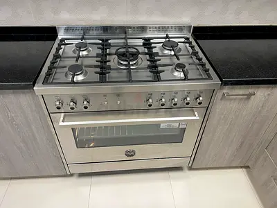 New model Bertazoni 90X60 Cm Full Gas Cooker, PRO905GGVLXC