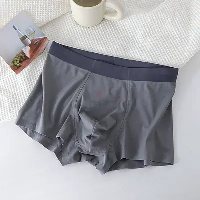 Mens Comfort-Fit Boxer Briefs with pouch to make your bulge bigger