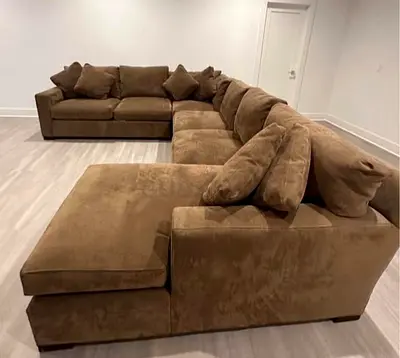 Crate and Barrel axis feather 🪶 filled U shape sofa
