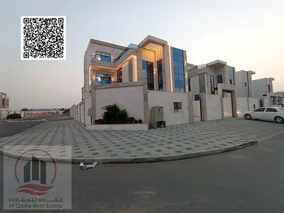 For sale, a villa in Ajman Al Helio, 6 master rooms, a Majles room, a hall, and a maid’s room, freehold for all nationalities, Installment with out do