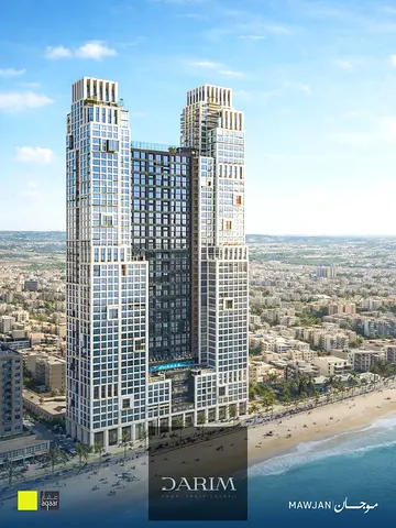 سكن هادئ ومرتفع بالقرب من الكورنيش | شقة غرفتين نوم في ماوجان ريزيدنس