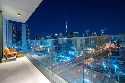 Exclusive 1BR | Fully Furnished | Burj Khalifa View