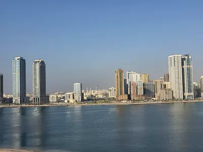 Luxury apartment for sale with a panoramic view in Sharjah Terraces Tower,