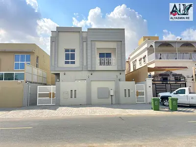 للايجار فيلا في الزاهيه عجمان _ 5 غرف ماستر ومجلس وصاله وغرفه خادمه