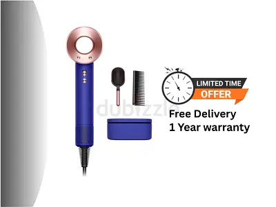 Dyson HD08 Supersonic Hair Dryer, Flyaway attachments, Intelligent heat control, Digital motor V9, W