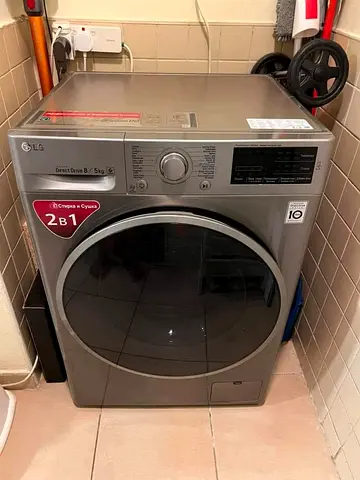 LG 8kg washer 5kg drayer combo steam model washing machine same like new
