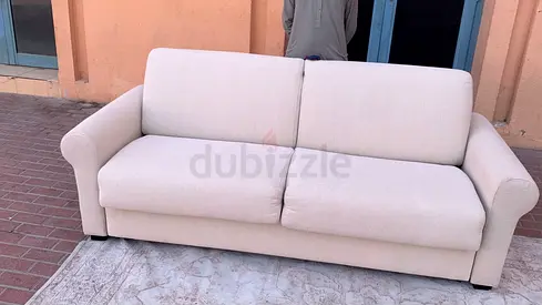 Natuzzi premium quality two seater sofa bed with mattress