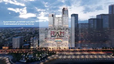 غرفة وصالة بإطلالة مباشرة على كورنيش عجمان مساحات واسعة وتشطيب فاخر وخطة سداد مميزة