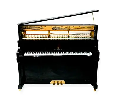 Heinrich HN-125E Upright Piano - Black