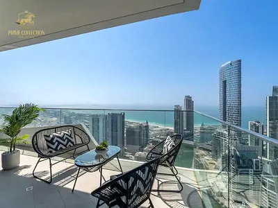 Full Marina View | High Floor | Fully Furnished | 2 Bedrooms | Stella Maris