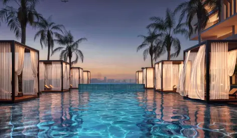 شقة فاخرة غرفة واحدة على الطريق الرئيسي بإطلالة مرافق | One by Binghatti | بزنيس باي | فرصة استثمار مميزة