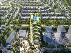 Furnished Studio | Forest City Tower 2 | Balcony | Garden &amp; Skyline Views