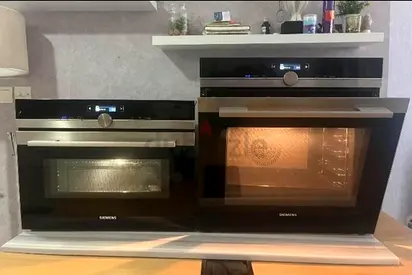 SIEMENS latest model IQ700 electric oven and microwave set built-in 60cm integrated  model