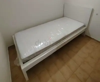 IKEA Malam single bed frame with  IKEA mattress 90×200cm is available in excellent condition, not a