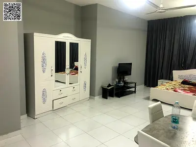 Studio available for rent in falcon towers with parking