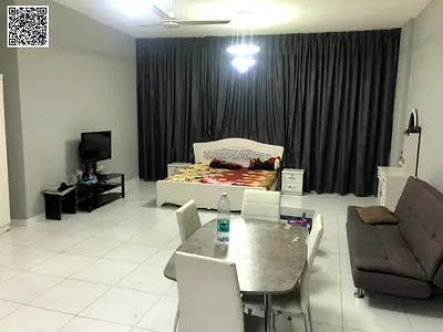 Studio available for rent in falcon towers