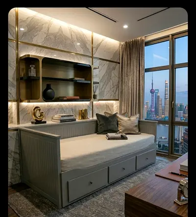 Grey Day bed – Unique Description