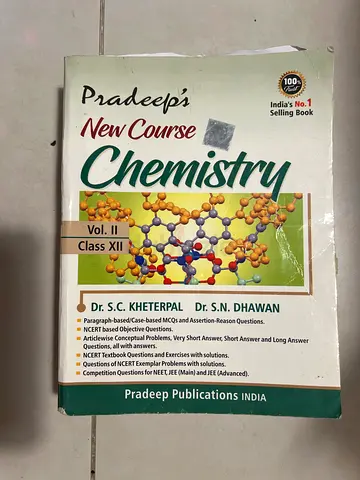 Pradeeps New Course Chemistry Vol. II Class XII for class 11 /class12 cbse,neet preparation, jee