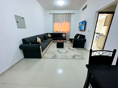 Premium 1BR in Al Nuaimia 1 | 2 Baths & Balcony | Brand New Furniture | Behind Thumbay Hospital | All-Inclusive