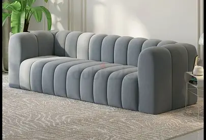 Stylish Gray Sofa with Modern Design
