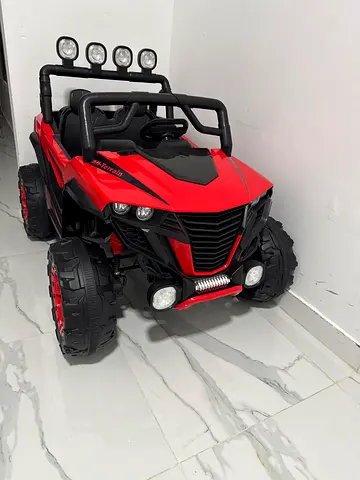 Red Remote Control Off-Road Vehicle