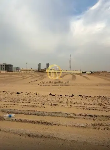 For sale: land in Al-Maleha, Al-Ruwaidat suburb, near the main road, neighboring houses and the Khorfakkan Street. Area: 3130 sq ft. Land permit +4. O