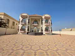 An architectural masterpiece for sale in Al Rahmaniya 4, Sharjah. A super deluxe ground and first fl
