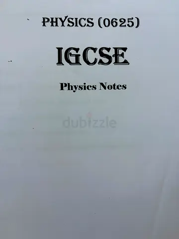 Cambridge IGCSE Physics (0625) Notes-190 Pages - Full Syllabus Included (Subject to Syllabus Change)