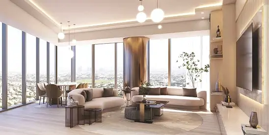 شقة 3 غرف نوم فاخرة بمسبح خاص وتصميم عصري داخل Diamondz by Danube JLT | فرصة استثمارية مميزة ووحدة نادرة بموقع استراتيجي