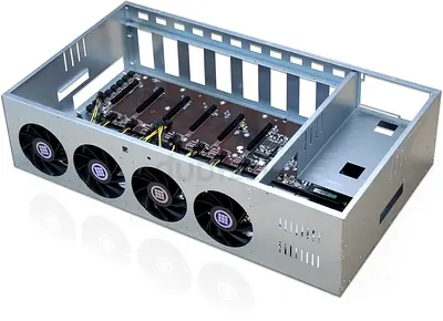 12 slote mining server without gpu including motherboard ram ssd and power supply