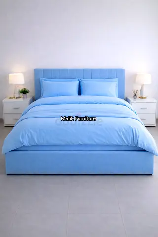 Brand new Queen size bed storage bed nd medical mattress queen bed