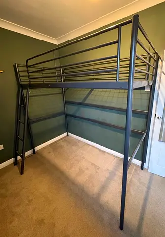 Modern Metal Loft Bed