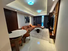 Furnished 1BR for monthly rent in Gulfa Towers, all bills included, free pool and gym, prime locatio