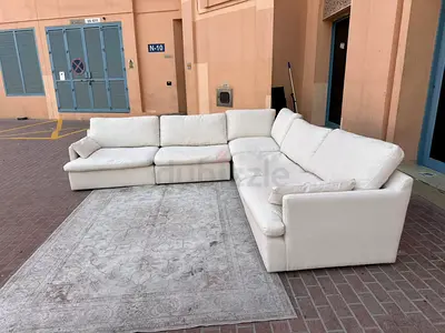 Brand new Condition Home Center Swin feather filled Corner Sofa Beige