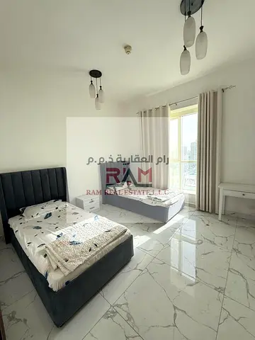 للبيع شقة غرفتين وصالة جاهزة للسكن في مشروع Oasis