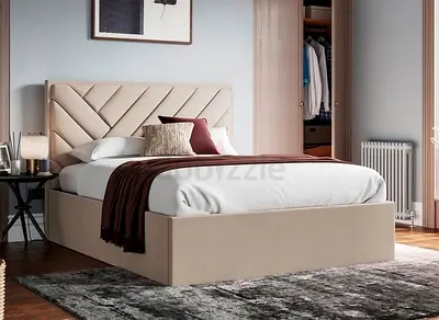 Elegant Upholstered Bed with Storage