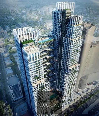 شقة طابق مرتفع | إطلالة بحرية جزئية | 1083 قدم | بمقدم 67 ألف فقط!