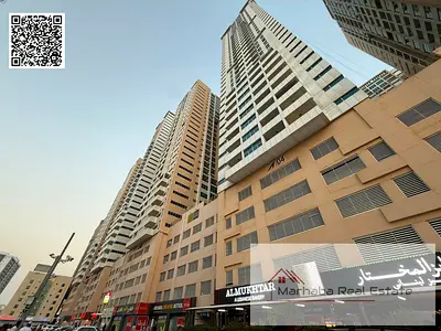 Spacious Studio with Parking | Ajman One Towers | 25K | Walk to Corniche