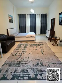 Ready to Move Furnished Studio with parking| Monthly | Ajman One Tower