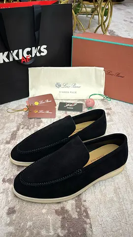 Loro Piana Summer Walk Loafers ‘Black’