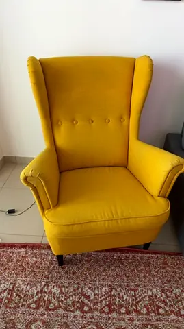 Stylish Yellow Armchair