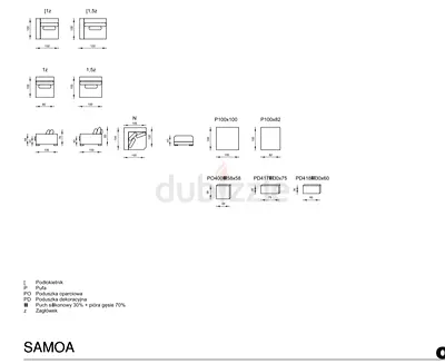 Chattlesmore olta headrest adjust able Modular Sofa