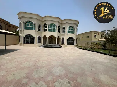 Villa for rent in Al Jurf 16000 sq ft 10 bedrooms, 2 living rooms, 2 majlis (formal sitting rooms), swimming pool, and garden Prime location Price: