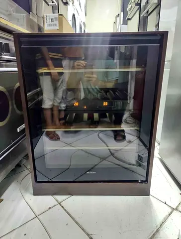 MIELE latest model 46 bottle wine fridge dual temperature built-in integrated model