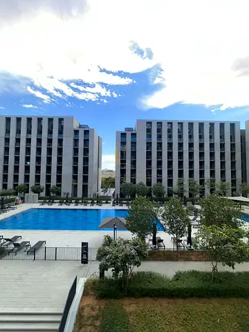 For sale luxurious apartment with a view in Aljada, building type 3
