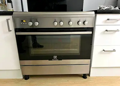 Electrolux Top Gas with Oven Electric EKK925A0OX, 90*60cm Cooker