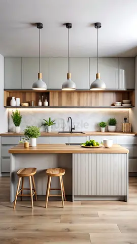 Stylish Modern Kitchen Island