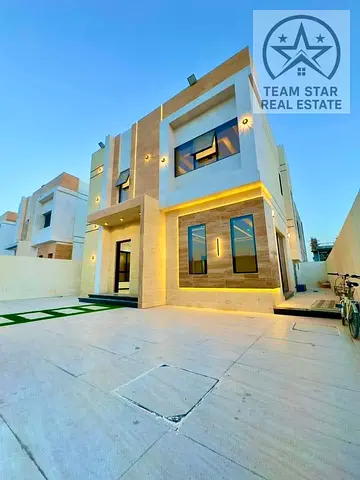 High-end finished villa, first occupancy, spacious rooms with built-in wardrobes
