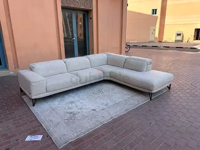 Sectional natuzzi L shape sofa